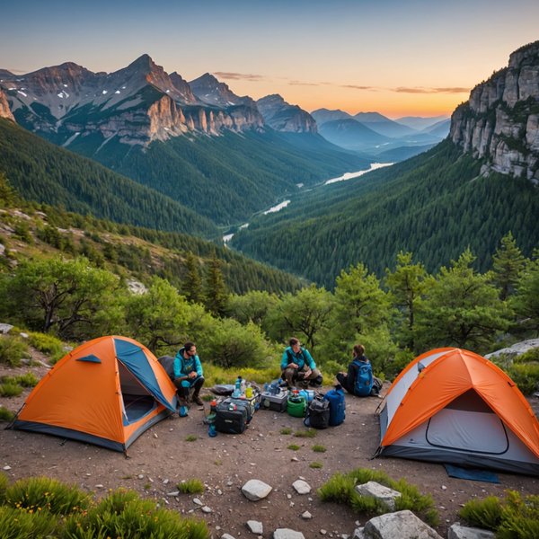 Quels sont les conseils pour camper en toute sécurité en région de hautes falaises?